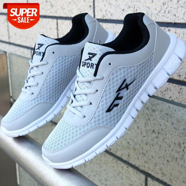 

men casual shoes sneakers rubber shoes new designer breathable men male air mesh footwear large sizes #ax98