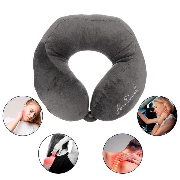 

pillow 1pc travel comfortable breathable nap neck u shape