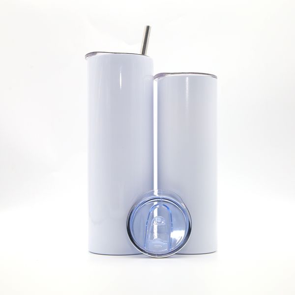 

usa warehouse stocked mug white 20 oz straight sublimation blanks stainless steel tumblers double wall insulated
