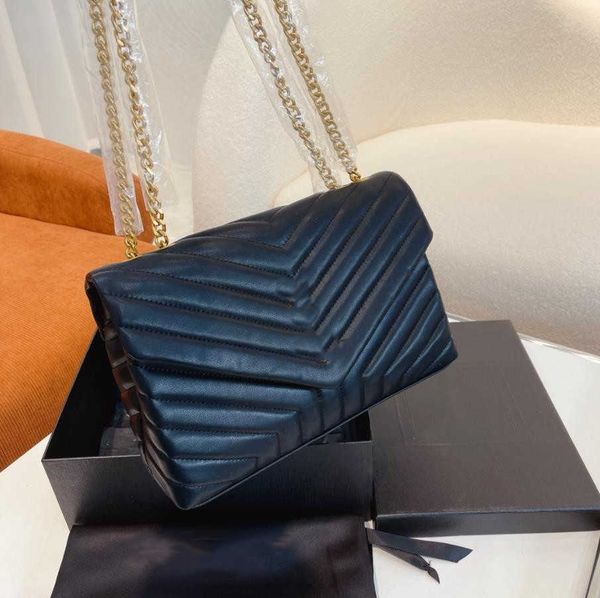 

high original quality leather purse bag woman box handbag genuine women messenger cross body chain saddle bagy002