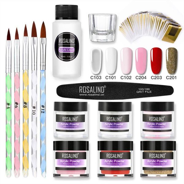 

nail art kits acrylic kit with long-lasting non-yellowing 5 carving pens powder extension carve brush set