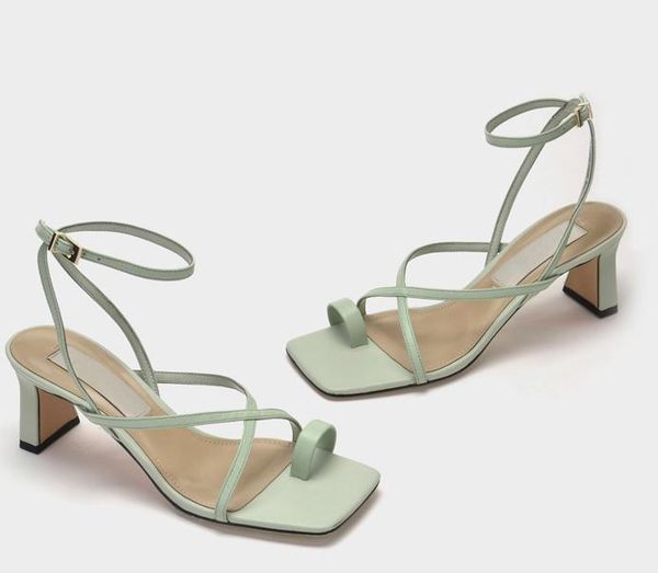 

dress shoes comfort for women block heels high sandals female 2021 summer cross all-match flip flops platform chunky high-heeled clea, Black