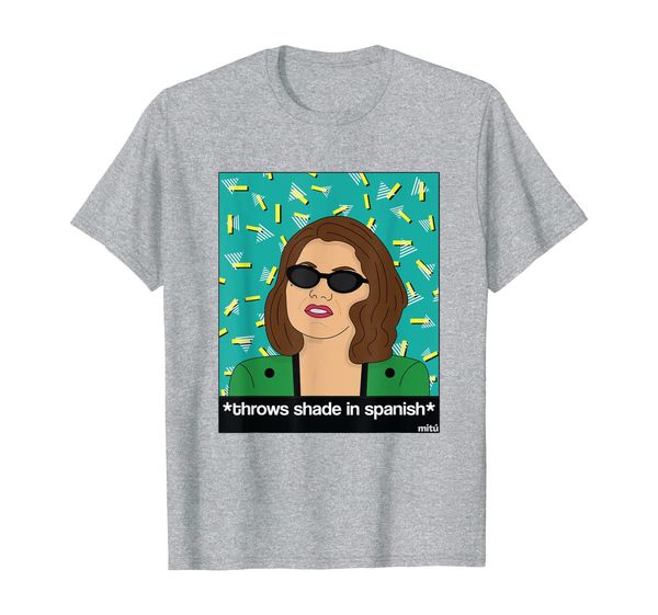 

throws shade in spanish, White;black