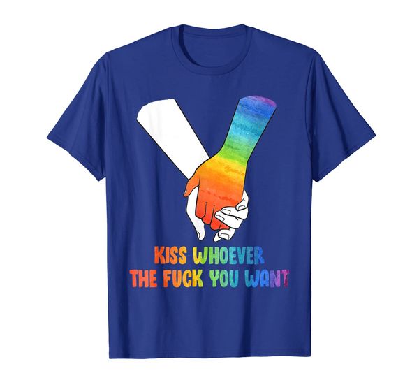 

kiss whoever the f ck you want take a hand lgbt pride tshirt, White;black