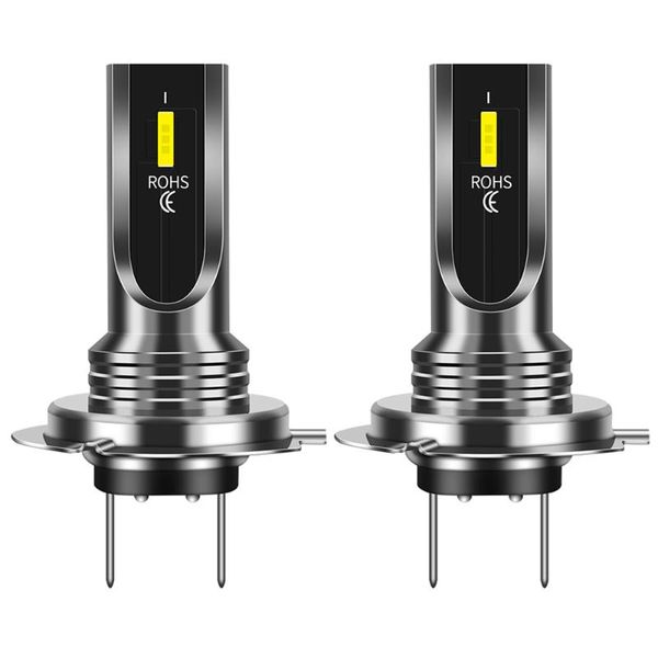 

car headlights 2pcs 12v/24v headlight bulb beam kit super bright white 80w 6smd 1860 fog light 6000k auto head lamp 5000lm lights