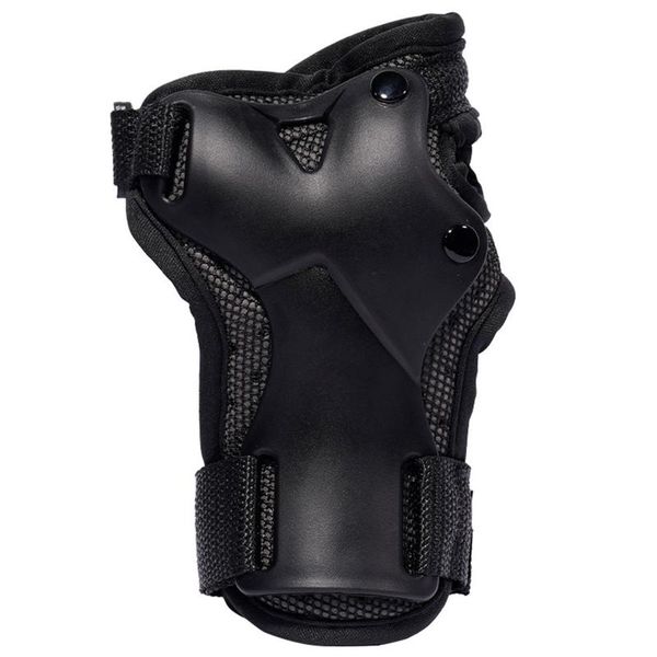 

wrist support skating for outdoor sports protector snowboard ergonomic design bracers portable gloves cycling soft pe adjustable guards, Black;red