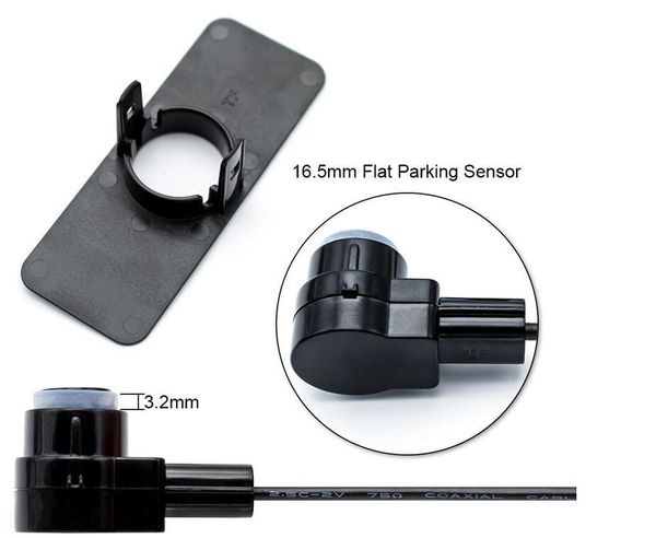 

car rear view cameras& parking sensors sensor detector automobiles reverse backup 4 radar system + buzzer alarm original oem