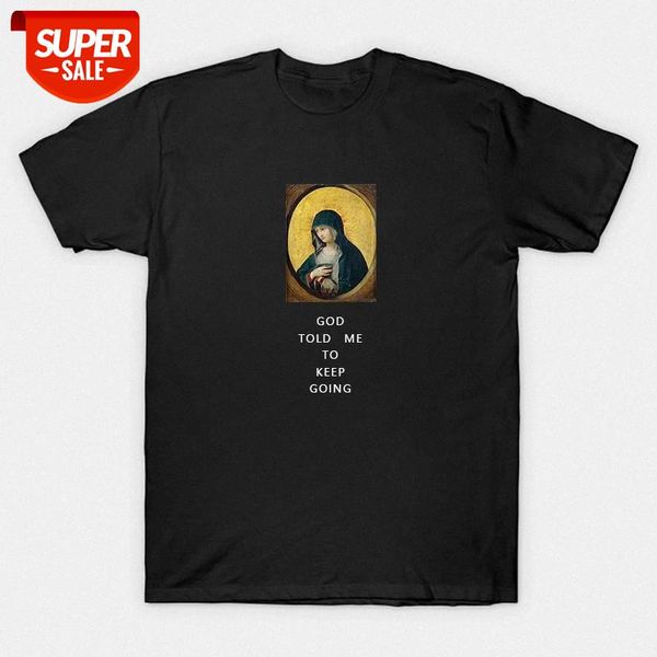 

virgin mary t-shirt 2020 summer male 100%cotton fashion tee shirt casual custom personality t-shirt men clothing #o54i, White;black