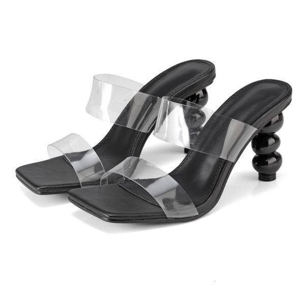 

clearly, sandley summer mrs. farewell pop the monkey high square women's random shoes follow resources nswx, Black
