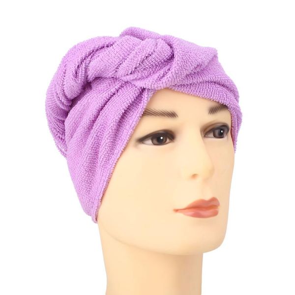 

towel cap fiber head wrap hair-drying shower bathing quick dry spa