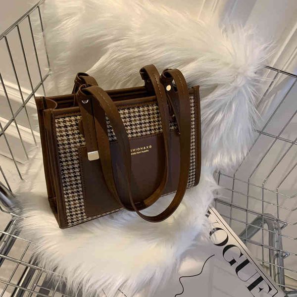 

new net red women's bag fashion trend tote bag street korean version versatile shoulder texture hand