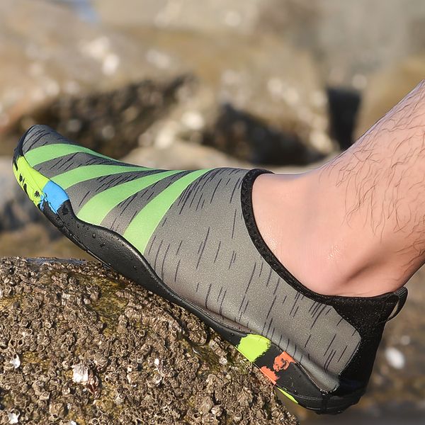 

new fashion surfing summer outdoor mens water shoes men beach swimming shoes for fishing shoes diving beach aqua wading, Black