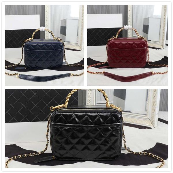 

2021 new bag classic lady handbag diagonal bag leathe 8238 18.5-13-8