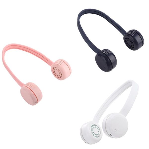 

electric fans mini neck fan portable bladeless usb rechargeable mute sports for outdoor travel ventilador cooling