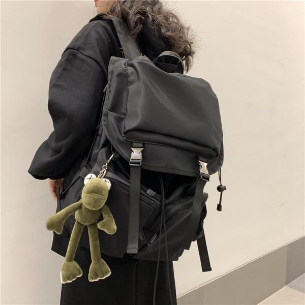 

backpack tide brand street male large capacity computer travel female student schoolbag casual trend