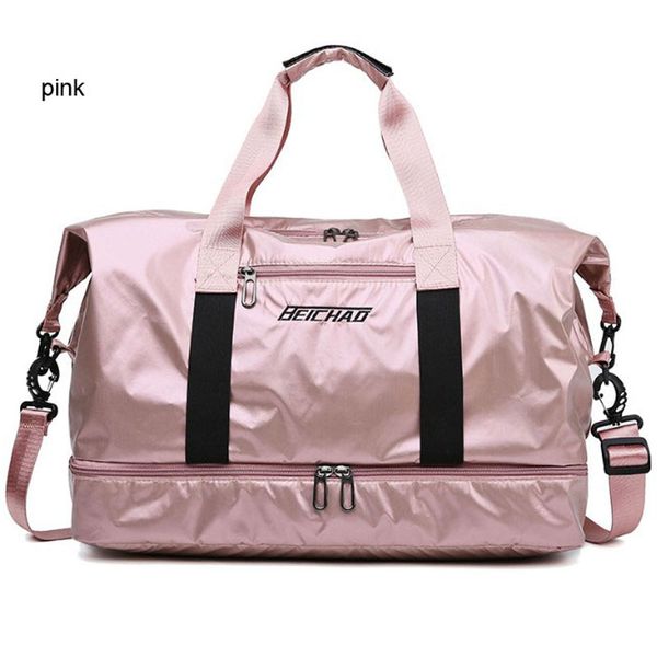 

fashion duffel bags large volume dry-wet seperate long journey travel bags versatile sport casual bags