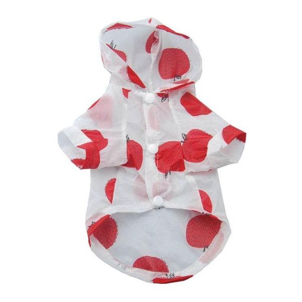 

dog apparel pet summer sunscreen costumes jacket coat fruits patterns breathable outfit clothes with hooded xl apple