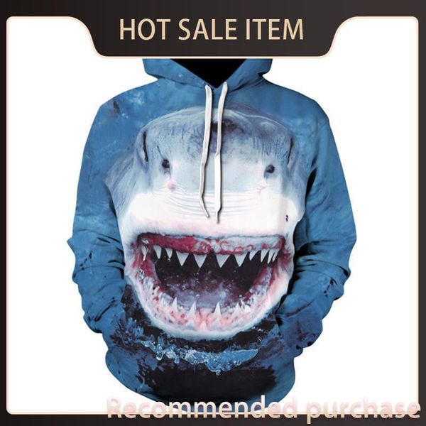 

3d men hoodies shark for jersey, sports new print 3d casual print harajuku autumn women, hoodie fashion horror brand design mvp gsvgo, Black;white