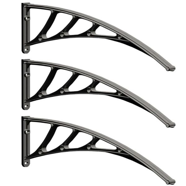 

3 pcs outdoor balcony awning support rain cover bracket sturdy awning holder