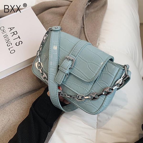 

cross body [bxx] ladies vintage pu leather bags for women 2021 fashion chain shoulder hand bag lady trend handbags and purses cb089