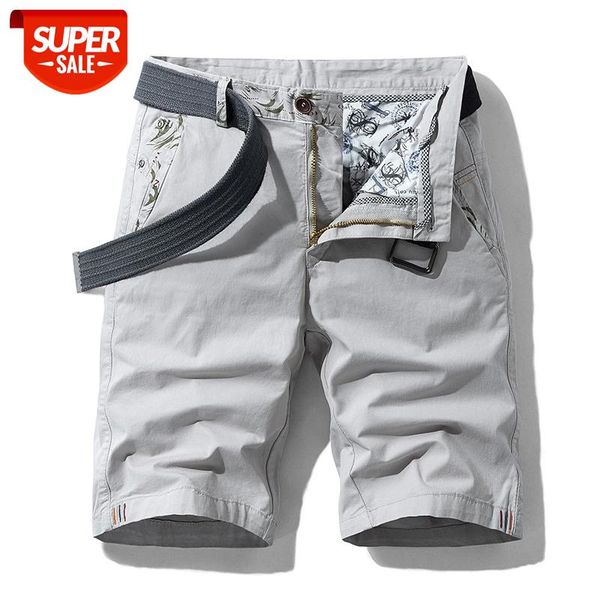 

plus size 28-38 inch men's shorts cargo new 2021 summer casual bigger pocket classic 95% cotton brand male short pants trouers #dk92, Black