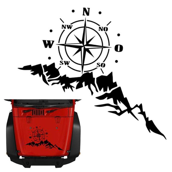 

parts mountain body sticker 1pc pvc waterproof high temperature universal camper car