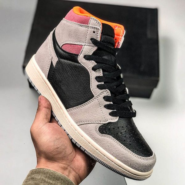 

woq7 basketball shoes turbo green high quaility mid og 1s women banned bred chicago black toe court purple storm blue premium sneakersafja