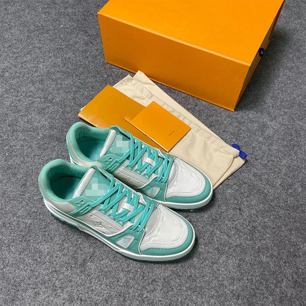 

men and women bowling shoes mint green fashion leisure time simplicity versatile sports shoe