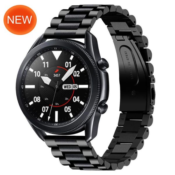 

watch bands 22mm straps for samsung galaxy 3 45mm 46mm band gear s3 frontier classic business bracelet huawei gt 2 e 2pro, Black;brown