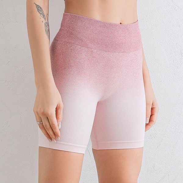

women's shorts normov women slim high waist elastic fitness push up seamless buttocks workout short pants woman, White;black