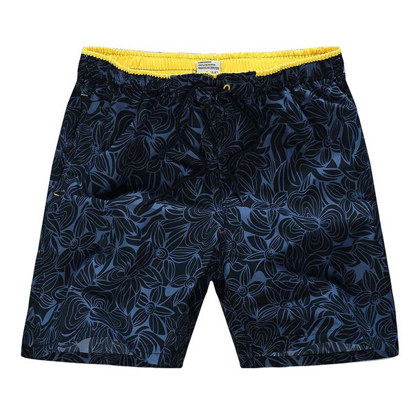 

new 021 fast summer beach casual slender flower printed bermuda men shorts drop shipping abz247, White;black