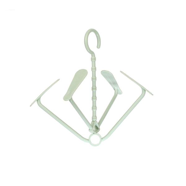 

household shoes drying rack hanger hook folding hanging shelf organizer )