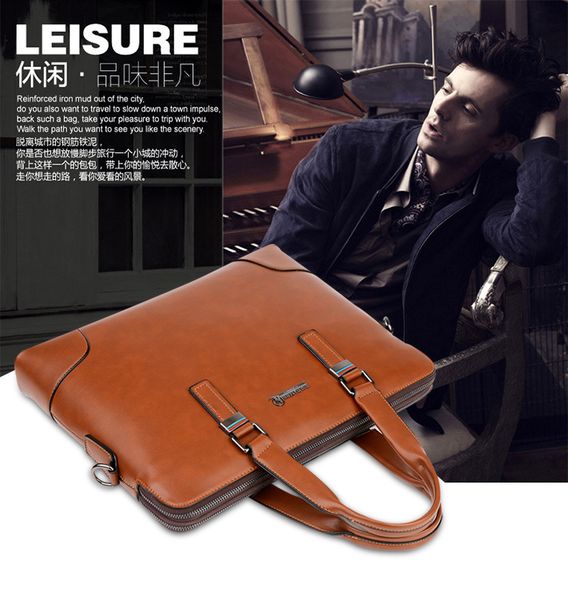 

briefcase kangaroo men's bag business lapchengzhao