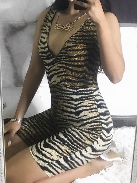 

women sexyy v-neck leopard print jumpsuit fashion tiger print jumpsuit for women ladies, Red;black