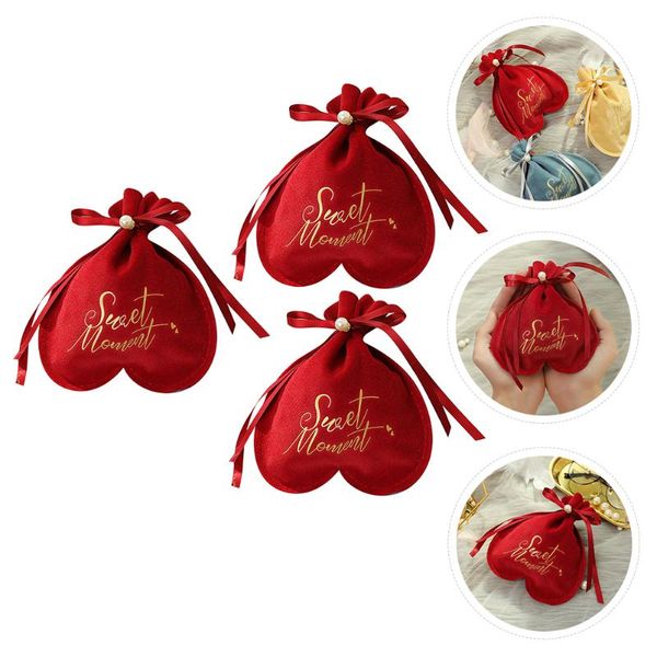

gift wrap 3pcs pretty wedding candy bags pouches
