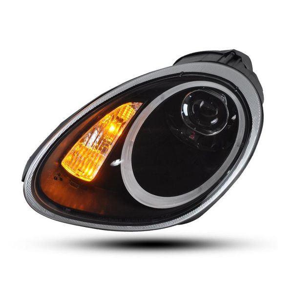 

car headlights led head lamp light assembly hit for 987 2004-2008 year smoking housing