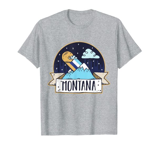 

cute montana beartooth rocky mountains big sky mt kids t-shirt, White;black