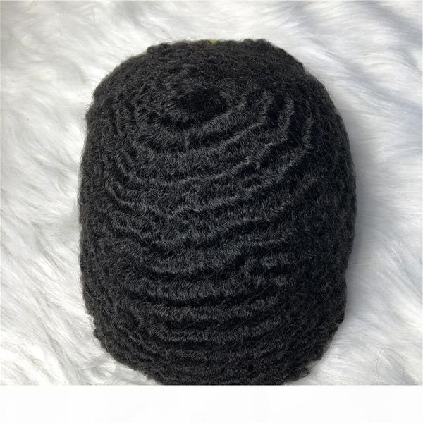 

indian remy human hair men human hair toupee system natural color indian men hair toupee, Black