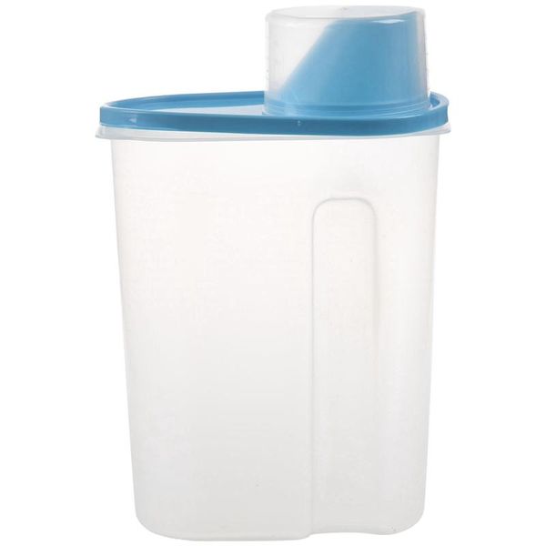 

storage bottles & jars 2.5l plastic food box grain container kitchen organize tools case blue