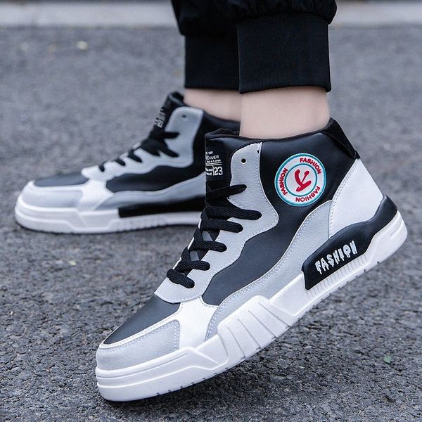 

2020 casual shoes men footwear mens winter sneakers shoes boots flats fashion warm velvet cotton men hip hop winter winter x56o#, Black