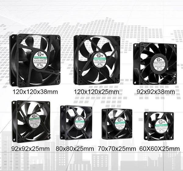 

fans & coolings sxdool ec fan dual ball 60mm 70mm 80mm 90mm 120mm brushless 110v 115v 120v 220v 240v axial 6025 8025 9225 12025 12038