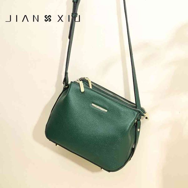 

leather 2020 new fashion messenger bag single shoulder women's