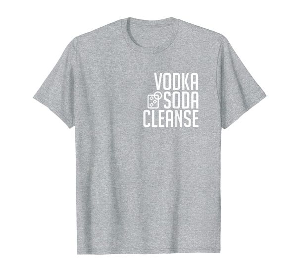 

vodka soda cleanse t shirt - classic, White;black