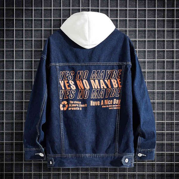 

men's jackets jaqueta jeans masculina para outono e inverno, jaqueta azul escuro com botÃµes analÃ³gicos, casual, estampada letras, engro, Black;brown