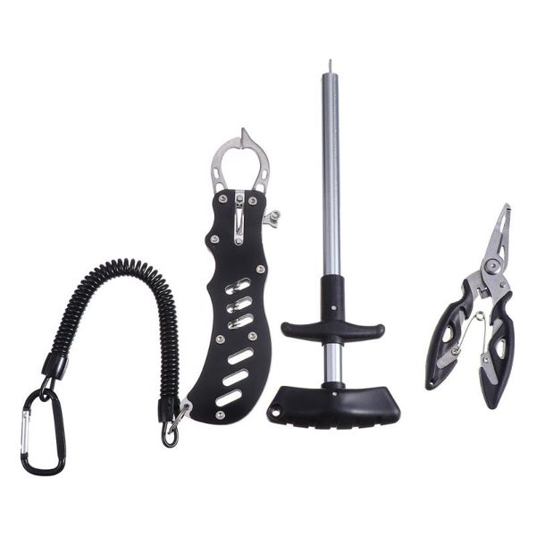 

1 set stainless fish hook remover fish lip gripper squeeze-out hook tool