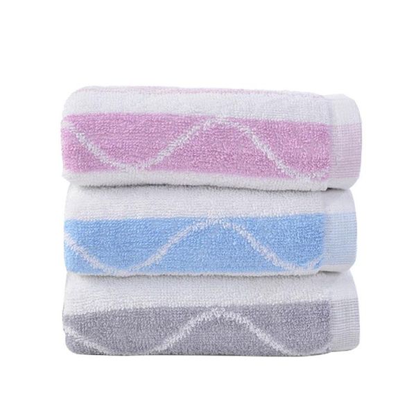 

towel 2021 soft smooth cotton jacquard conventional bathroom fashion stripe absorbent face towels