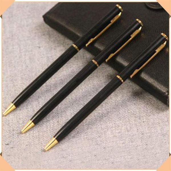 

ballpoint pens 1 pcs metal rotate business ball-point pen exquisite sign office stationery learning supplies, Blue;orange