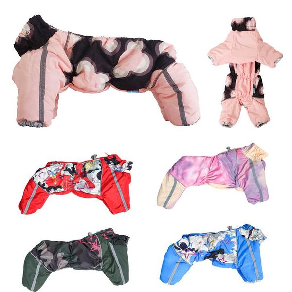 

dog apparel thicken fleece male female pet overalls for small dogs winter puppy medium jumpsuit chihuahua yorkies rompers mascotas suit