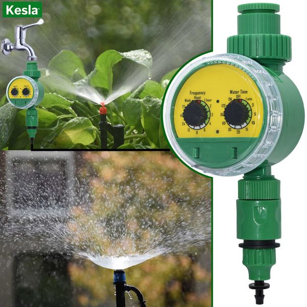 Kesla Jardim Água Temporizador Automático Controlador De Regelho Eletrônico Home Irrigation Temporizador Sistema Digital Sprinkler Temporizador Greenhous 210622