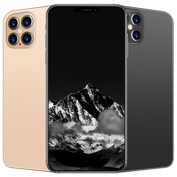 

global version i12promax 6.7inch cell phones 4800mah octa core quad 12gb+512gb rear camera android 11.0 mobile phone 5g 4g lte smartphone